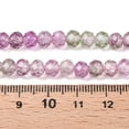 thumbnail image 2 of 1strand Transparent Glass Beads Strands Faceted(32 Facets) Rondelle Violet 6x5mm Hole: 1mm about 84pcs/strand 16.34~17.12''(41.5~42.8cm) Glass, 2 of 4