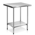 thumbnail image 1 of 24" x 30" Stainless Steel Work Prep Table Commercial Kitchen Restaurant, 1 of 10