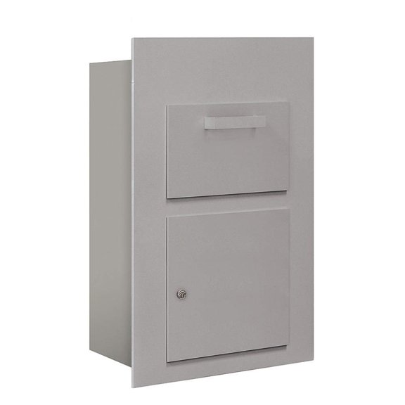 Collection Unit (Includes Master Commercial Lock) - for 5 Door High 4B  Mailbox Units - Aluminum - Front Loading - Private Access