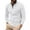 White, variant on JTieacloth Summer Shirt for Mens Men's Four Seasons Leisure Fashion Design Lapel Button Pocket Long Sleeve Tops Black L