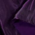 thumbnail image 3 of Whale Flotilla 3-Piece Reversible Silky Soft Twin Size Comforter Bedding Set, Luxurious Satin Comforters with 1 Satin Pillowcase, Lightweight Duvet for All Seasons, Deep Purple, 3 of 8