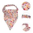 thumbnail image 3 of Unique Bargains 1 Pc Colorful Floral Elastic Headwrap for Women Purple, 3 of 6