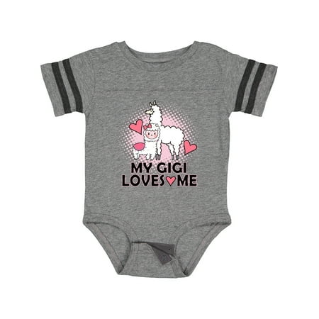 

Inktastic My Gigi Loves Me Llama Gift Baby Girl Bodysuit