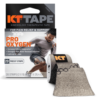 KT Tape Orange Pro Synthetic Kinesiology Tape 20 Precut