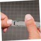 thumbnail image 2 of Juego de cortaúñas de acero inoxidable con estuche, kit profesional de manicura y pedicura para viajes., 2 of 5