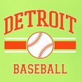 thumbnail image 6 of Wild Bobby City of Detroit Baseball Fantasy Fan Sports Men's T-Shirt, Safety Green, 4X-Large, 6 of 6