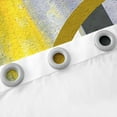 thumbnail image 4 of Modern Yellow Black Grey Blackout Curtains,Watercolor Oil Painting Curtains,Geometry Circles Window Curtains & Drapes,Contemporary Artwork Texture Bedroom Decor Window Treatments 42"X84", 4 of 5