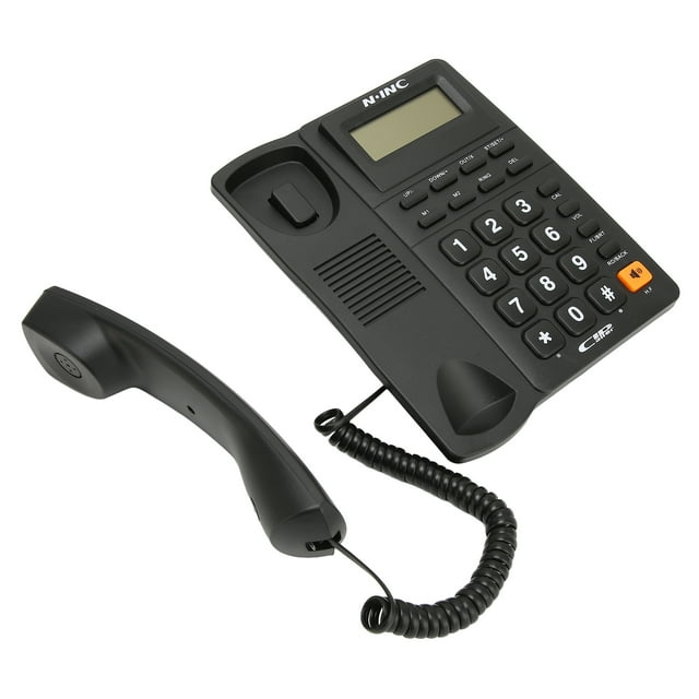 Teléfono Con Cable, Visualizació de Identificación de Llamadas de Teléfono de Escrito de Marcación Rápida para la Oficina