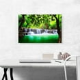 thumbnail image 2 of ARTCANVAS Erawan Falls Thailand Canvas Art Print - Size: 26" x 18" (0.75" Deep), 2 of 9
