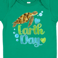 thumbnail image 4 of Inktastic Earth Day Sea Turtle and Hearts Boys or Girls Baby Bodysuit, 4 of 5
