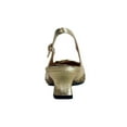 thumbnail image 4 of FLORAL Yesenia Women's Wide Width Slingback Dress Shoes GOLD 5.5, 4 of 6