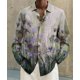 thumbnail image 1 of Camisa de hombre casual suelta retro cómoda camisa de solapa suave y cómoda calle 2024 nuevo listado, 1 of 6