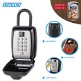 thumbnail image 4 of Key Safe -Spacious Resettable 12-Digit Combination Keypad Lock Box, Waterproof Key Safe Wall Mounted Lockbox for Home,1pcs x lock box for keys with code, 4 of 6