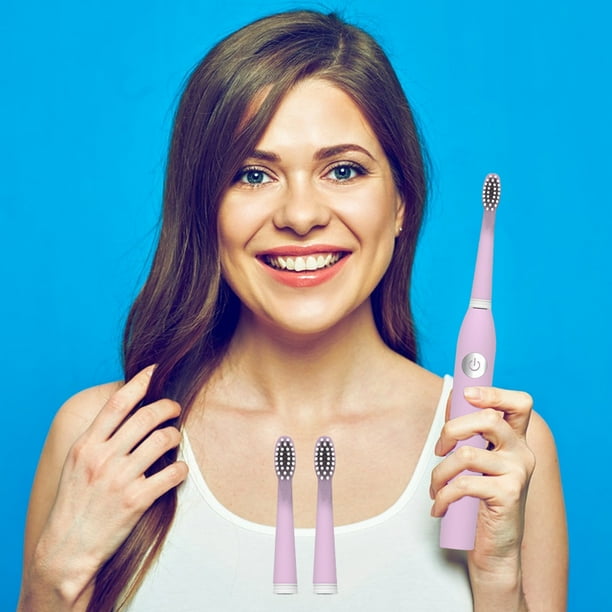 Teissuly Clearance Electric Toothbrush,, Low Noise, Portable, Smart Timer Electric Toothbrush IPX7 Water Electric Toothbrush Vibration(Pink, ) Teissuly WER202308175776