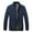 #0231-Navy, variant on Men's Spring Summer Stand Collar Jacket, Thin Solid Color Business Casual Coat with Pocket, Lightweight Breathable for Office Daily Outdoor