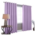 thumbnail image 1 of Cortinas Blackout 275cm Ancho X 215cm De Largo En 2 Paneles, 100% Microfibra Poliéster LILA, 1 of 1