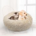 thumbnail image 3 of Labymos Winter Keep Warm Skid Resistant Pet Mattress Small And Medium-Sized Pet Round Plush Pet, 3 of 8