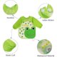 thumbnail image 3 of Bibs with Sleeves, 4 Pcs Waterproof Long Sleeve Bib Unisex Feeding Bibs Apron, 3 of 5