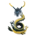 thumbnail image 2 of Estatua de dragón chino , juguetes educativos, de acción, regalos para niños y niñas, manualidades de Feng Shui, dragón volador para , AZUL, 2 of 8