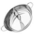 thumbnail image 1 of Double Flavor Hot Pot Practical Hotpot Stainless Steel Mandarin Duck Two Flavors, 1 of 6