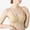39-Beige, variant on YWDJ Push up Bras for Women Plus Size Padded Pullover Gym Bras No Underwire Yoga Bras Wide Strap Full Coverage Bras Low Support Seamless Bras Padded Lace Comfy Bras Comfortable Wrap Solid Bras Black L