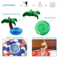 thumbnail image 4 of Soporte inflable para bebidas Green Vivid, paquete de 12 unidades, para fiesta en la piscina, 4 of 6