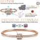 thumbnail image 3 of Style 3 1 pulsera de terapia de iones de titanio, pulsera de acero inoxidable., 3 of 5