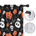 thumbnail image 4 of Blackout Kids Curtains,Black Halloween Pumpkin Faces Childrens Insulated Curtains Set Of 2,Bedroom Essentials,Toddler Room Decor 42"x54", 4 of 5