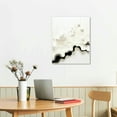 thumbnail image 2 of Canvas Wall Art Prints Abstract Modern Framed Fluid Lines Ink Painting Marbling Picture Home Bedroom Decor Print Poster Contemporary Hanging Artwork, 2 of 4