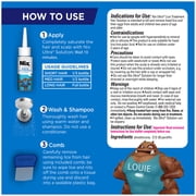 Nix Ultra Lice Removal Kit, Lice Treatment Hair Solution, 3.4 fl oz &Removal Comb