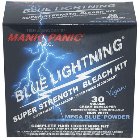 Manic Panic Blue Lightning Bleach Kit (Super Strength), 1 (Best Diy Hair Bleach)