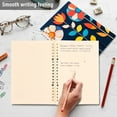 thumbnail image 4 of FORMRS 1-Subject Spiral Notebook 8" x 5" College Ruled 60 Refillable Sheet, 2 Pack, Simple Floral, 4 of 7