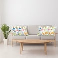 thumbnail image 4 of Ambesonne Animal Throw Pillow Cover 4 Pack, Cartoon Giraffe Zebra Turtle, 18", Multicolor, 4 of 5