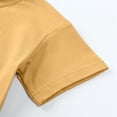 thumbnail image 5 of WOYY Boys Summer Outfits Casual Solid Short Sleeve T Shirt Shorts Set, 2-Piece, Sizes 2-13, 5 of 8