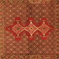 thumbnail image 1 of Ahgly Company Indoor Square Persian Orange Traditional Area Rugs, 5' Square, 1 of 1
