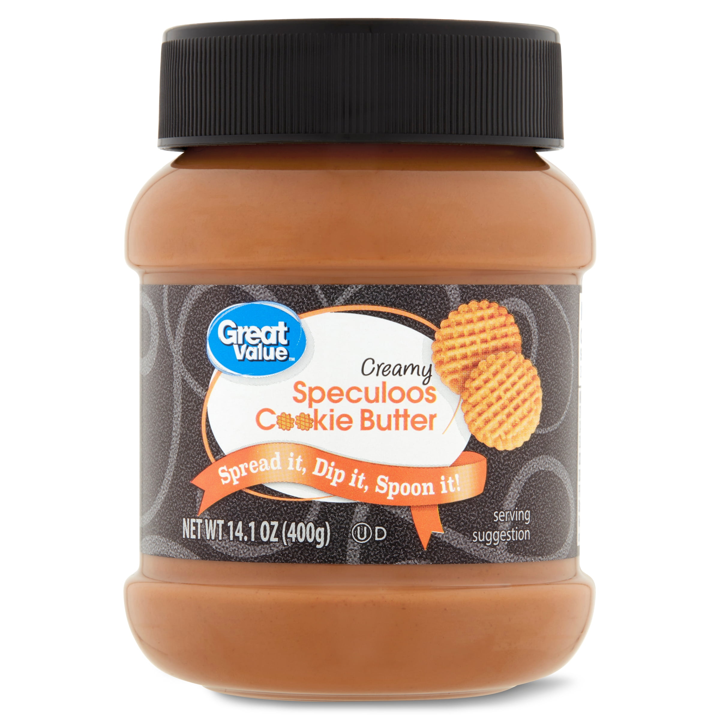 Great Value Creamy Speculoos Cookie Butter, 14.1 oz