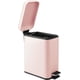 thumbnail image 4 of Bote de basura rectangular | Bote de basura de acero inoxidable de litros con tapa | Botes de basura para baño en casa u oficina con tapas | Bote de basura de cocina– Rosa XianweiShao 9024719117126, 4 of 5