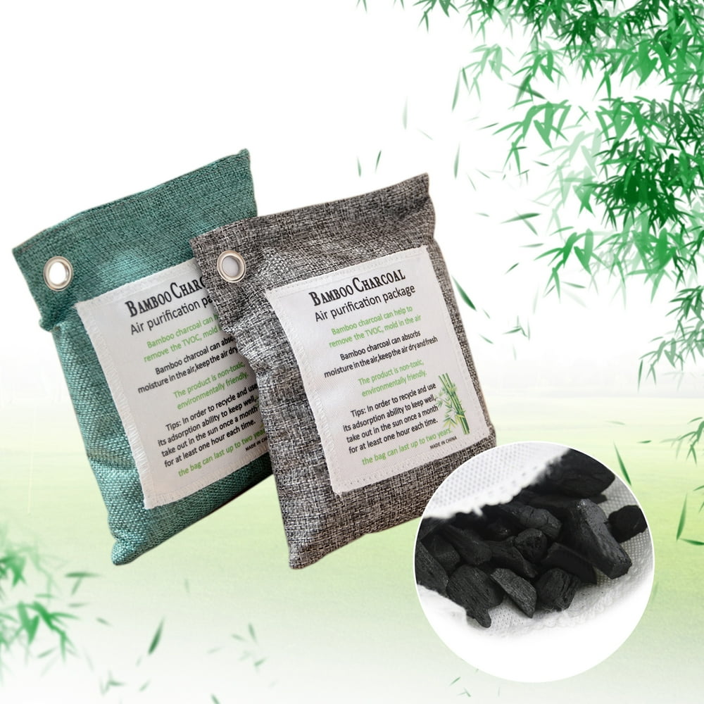 200g/Pack Active Bamboo Charcoal Bag Air Purification Bag Freshener