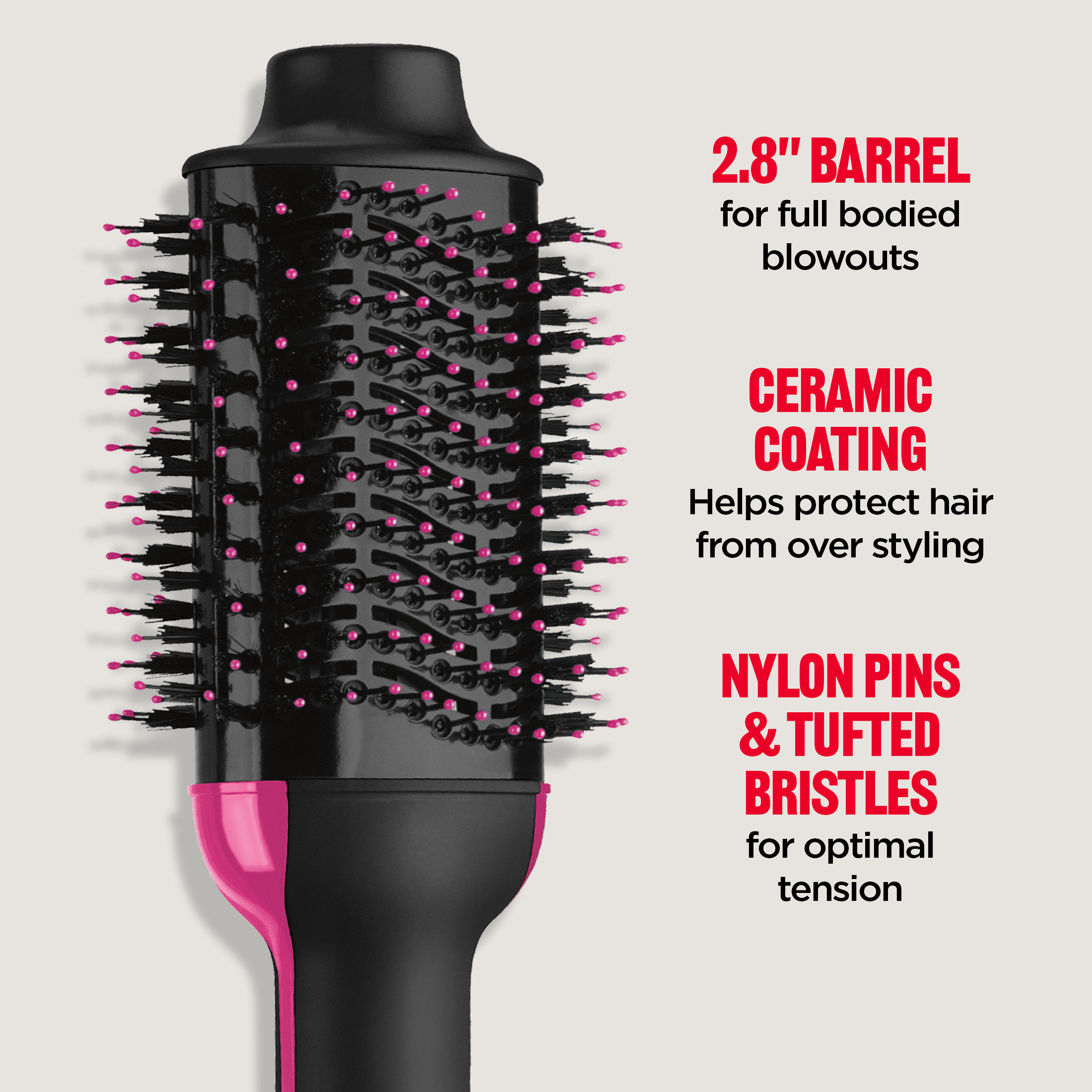 Revlon One-Step Volumizer Hair Dryer Brush, Purple photo 2
