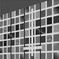 thumbnail image 1 of Ahgly Tapis d'Intérieur Lavable en Machine Carré Gris Nuage Gris, 6 Pieds Carré, 1 of 7