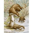 thumbnail image 1 of Carolines Treasures ASA2075CHF Otter Drapeau Familial Toile Taille Maison, 1 of 4