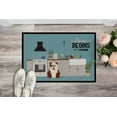 thumbnail image 2 of Brindle White English Bulldog Kitchen Scene Indoor or Outdoor Mat 18x27 CK7825MAT, 2 of 4