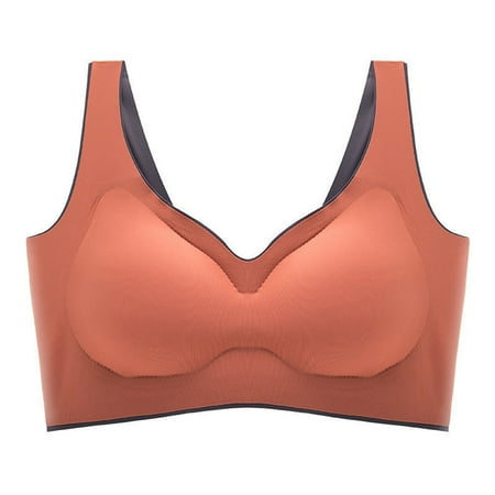 

Kunxin Sports Bra No Underwire Seamless Fitness Bra Push Up Yoga Crop Top Bra for Gym