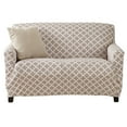 thumbnail image 2 of Great Bay Home Stretch Twill Loveseat Slipcover (Loveseat, Beige), 2 of 5