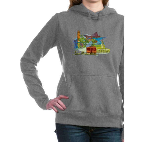 CafePress - San Francisco Travel Poster Sweatshirt - Pullover Hoodie, Classic & Comfortable Hooded Sweatshirt