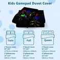 thumbnail image 6 of DSTESS Gamer Duvet Cover for Boys,Gaming Bedding Sets Gamer Room Decor Gamer Comforter Cover for Boys Girls Kids Teens (Twin),Black, 6 of 7