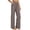 Khaki, variant on Women's Casual Pants for Everyday and —Relaxed Fit Long Trousers with High Waist and Wide Leg for Spring Autumn