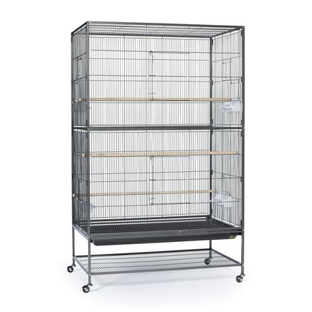 UPC: 0048081000502 | Prevue Pet Products Extra-Large Wrought Iron Flight Cage  Black Hammertone