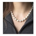thumbnail image 1 of Collar de Perla Natural Barroca del Mar del Sur con Broche de Plata GREG J.M. Clásico, 1 of 5