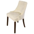 thumbnail image 1 of Dining Chair Cover Elastic Chair Cover for Hotel,Dining Room,Wedding Home Party Beige White, 1 of 10